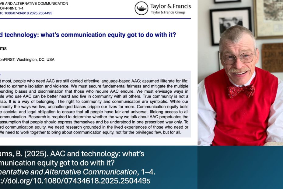 Bob Williams and screenshot of journal article